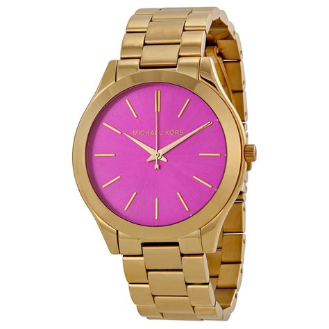 michael kors pink watch dillards|Michael Kors runway pink.